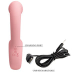 Vibrateur point G + stimulateur de clitoris erynnyes 10 vibrations rose