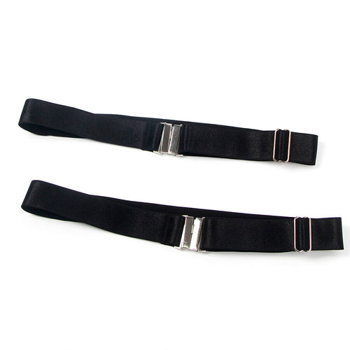 Anneaux de jambe en simili cuir à boucles — détail produit