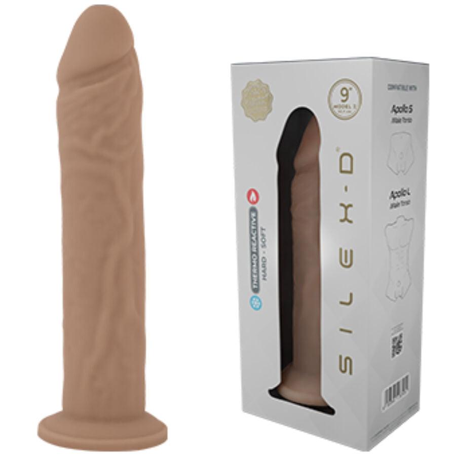 Gode réaliste silicone liquide grand format ventouse — détail produit