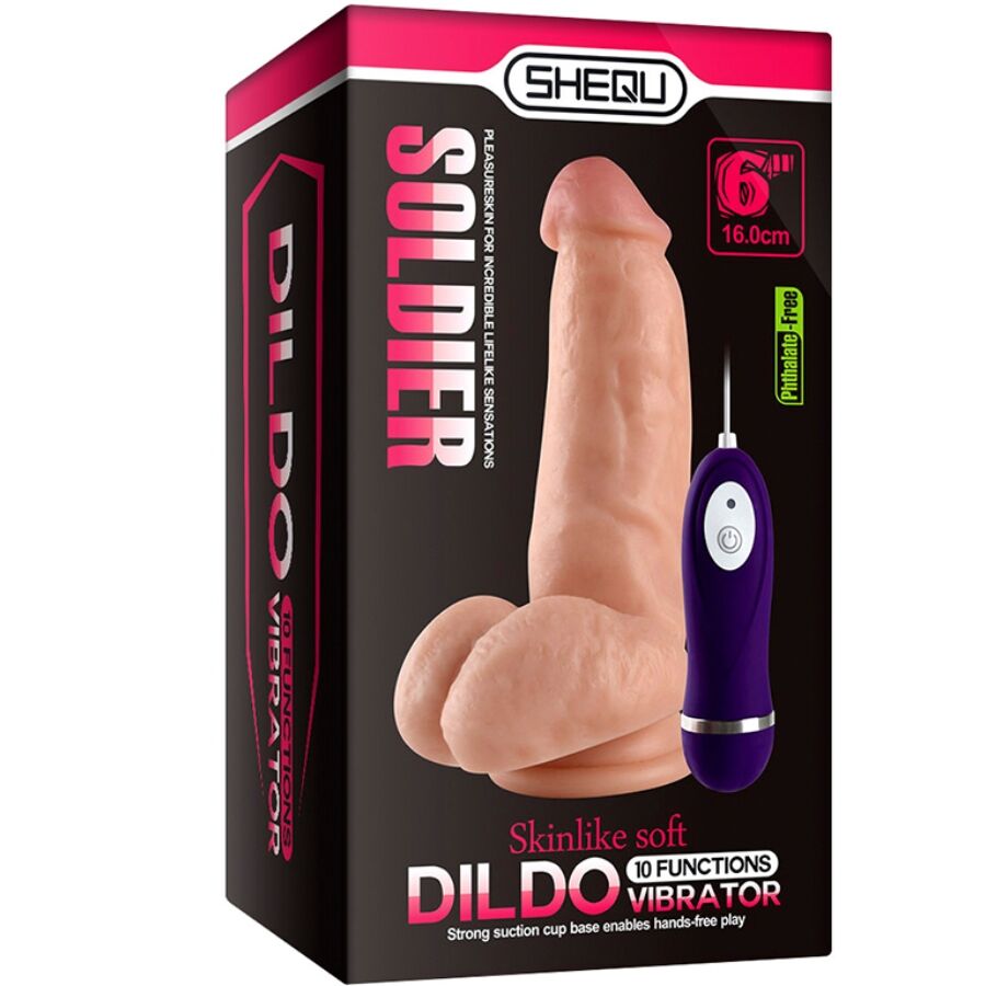 Soldat Vibrateur Dildo Avec Télécommande Cm