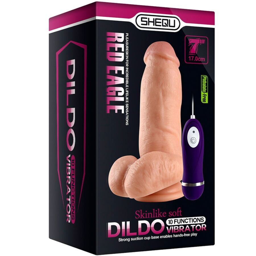 Dildo Vibrateur Red Eagle Avec Télécommande
