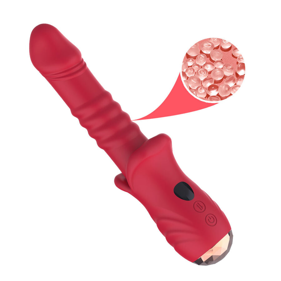 Point a dildo vibrateur stimulant rouge