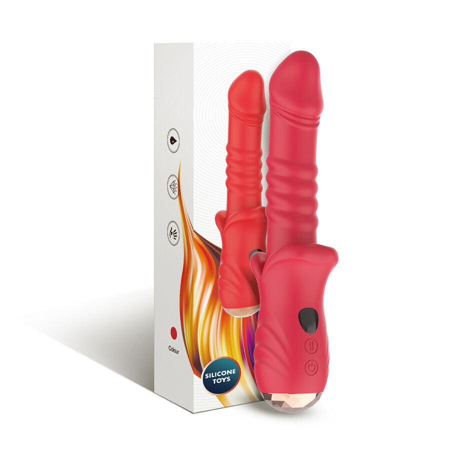 Point a dildo vibrateur stimulant rouge