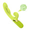 Inflable point a stimulateur vibrateur vert