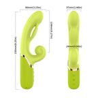 Inflable point a stimulateur vibrateur vert
