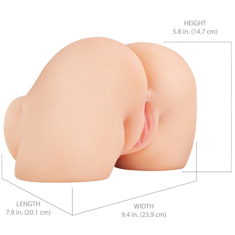 Shakethat ass masturbateur réaliste vagin et anus avec vibration