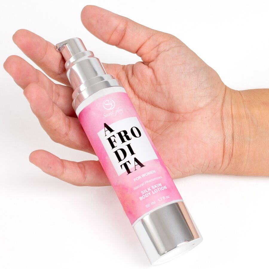 Lotion corporelle Aphrodite Silk Skin attractif sexuel truff — détail produit