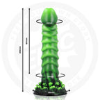 Gode fantaisie Caelion en silicone racine vivante — détail produit