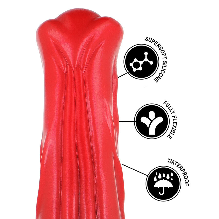 Gode monstre fantastique en silicone phosphorescent — vue de profil