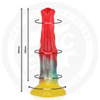 Gode monstre fantastique en silicone phosphorescent — détail produit