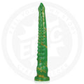 Gode fantaisie Hylos en silicone silhouette effilée verte — vue principale