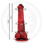 Gode fantaisie Vulcanus en silicone dragon de la nuit — détail produit