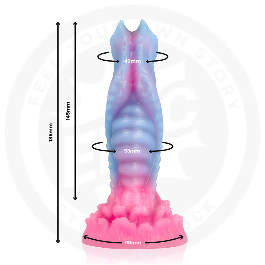 Gode fantaisie Oceara en silicone sérénité de l'aube — détail produit