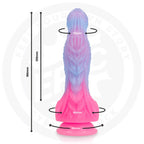 Gode fantaisie Selara en silicone lumière de l'aube — détail produit