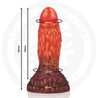 Gode fantaisie Andros en silicone racines sauvages — vue de profil