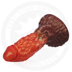 Gode fantaisie Andros en silicone racines sauvages — détail texture surface