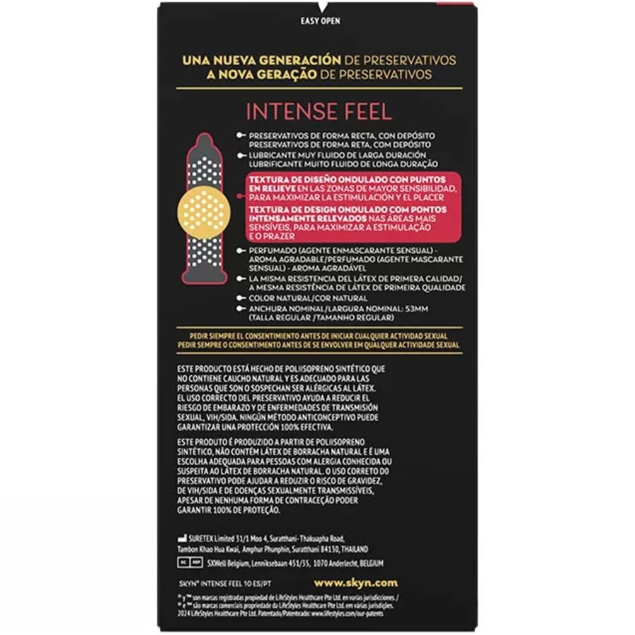 Préservatif Texturé À La Sensation Intense