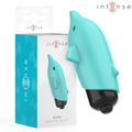 Mini vibromasseur clitoridien dauphin bleu — vue principale