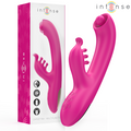 Vibromasseur lapin multifonction double stimulation rose — vue principale