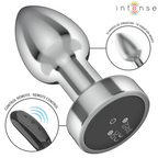 Plug anal vibrant en métal avec télécommande — détail produit