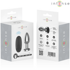 Plug anal vibrant en métal avec télécommande — packaging fournisseur