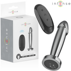 Plug anal vibrant en métal avec télécommande — vue principale