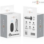 Plug anal vibrant en métal avec télécommande — emballage produit