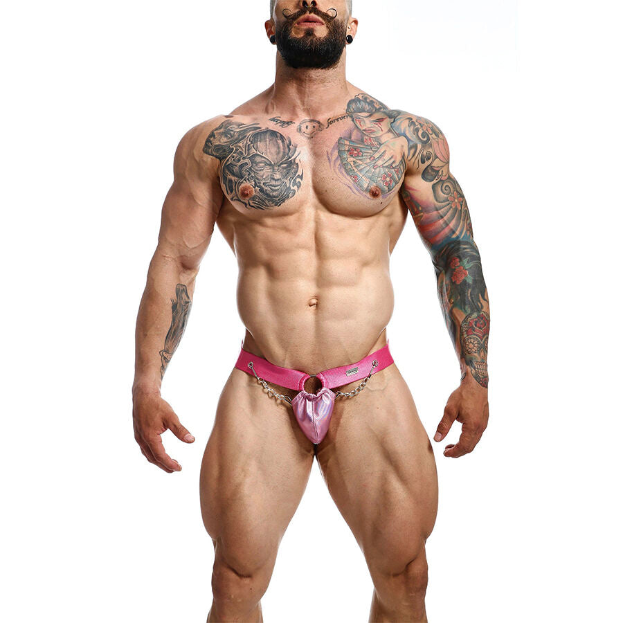 Jockstrap homme en simili cuir fétichiste — détail produit