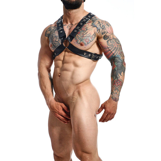 Harnais chaîne noire dngeon taille unique X