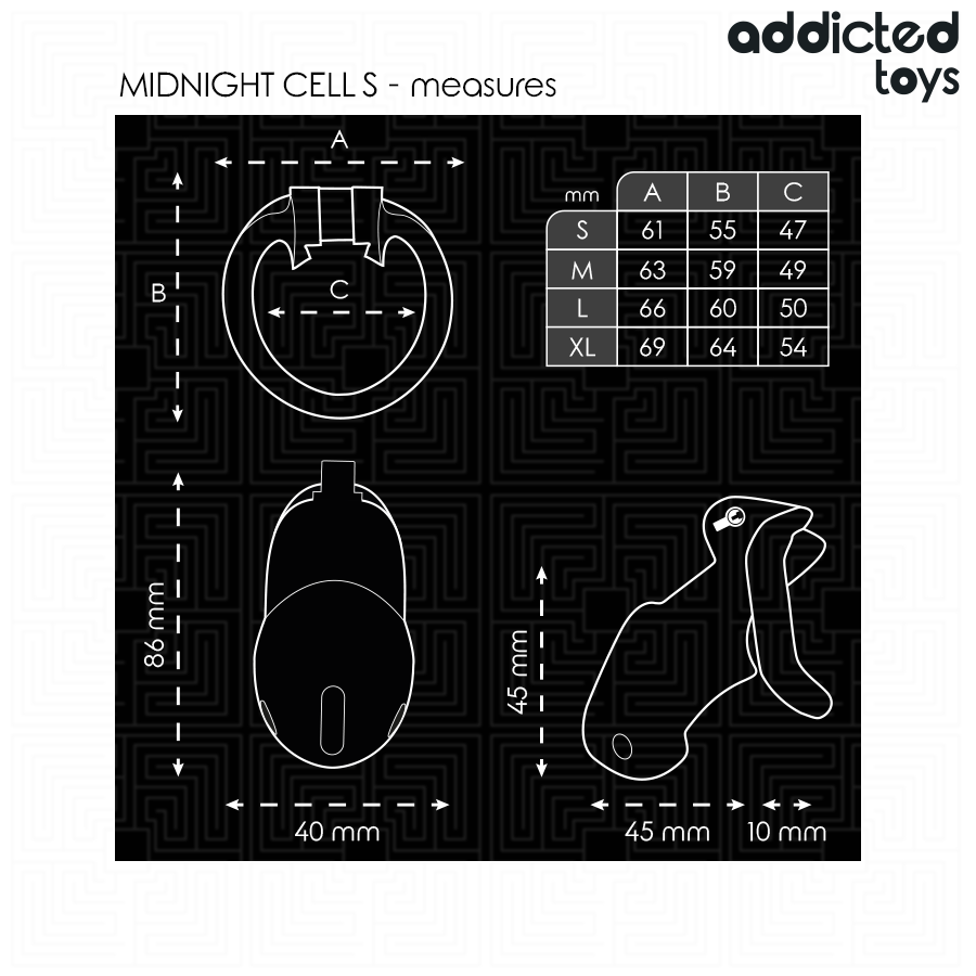 Mindnight Cell Cage À Pénis Taille S