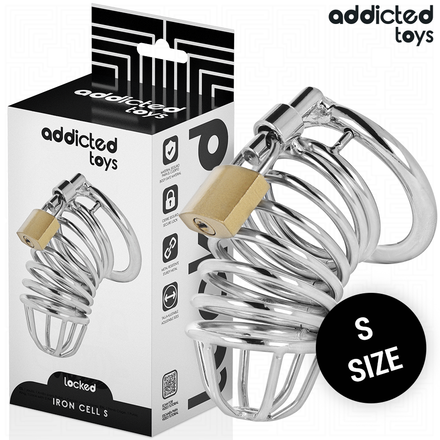 Cage À Pénis En Métal Iron Cell Cm Taille S