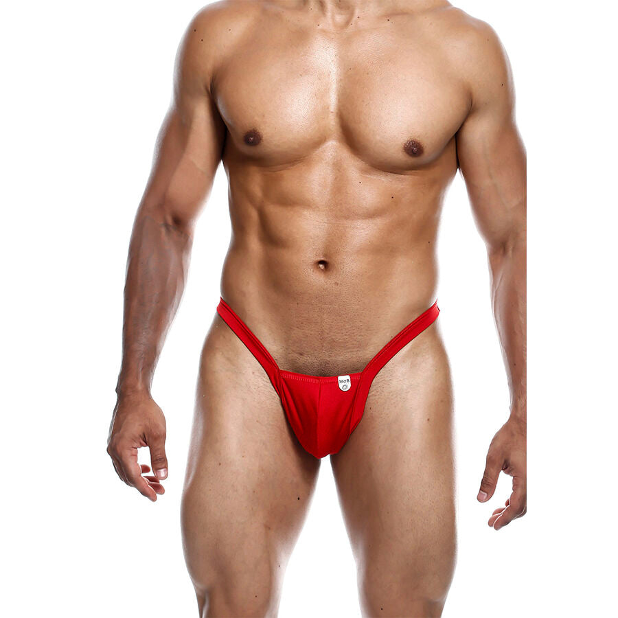 String homme échancré audacieux — détail produit