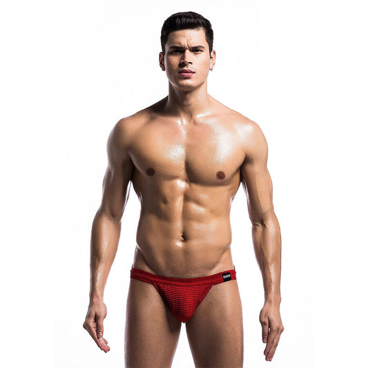 Maillot de bain fetish jockstrap rouge taille L