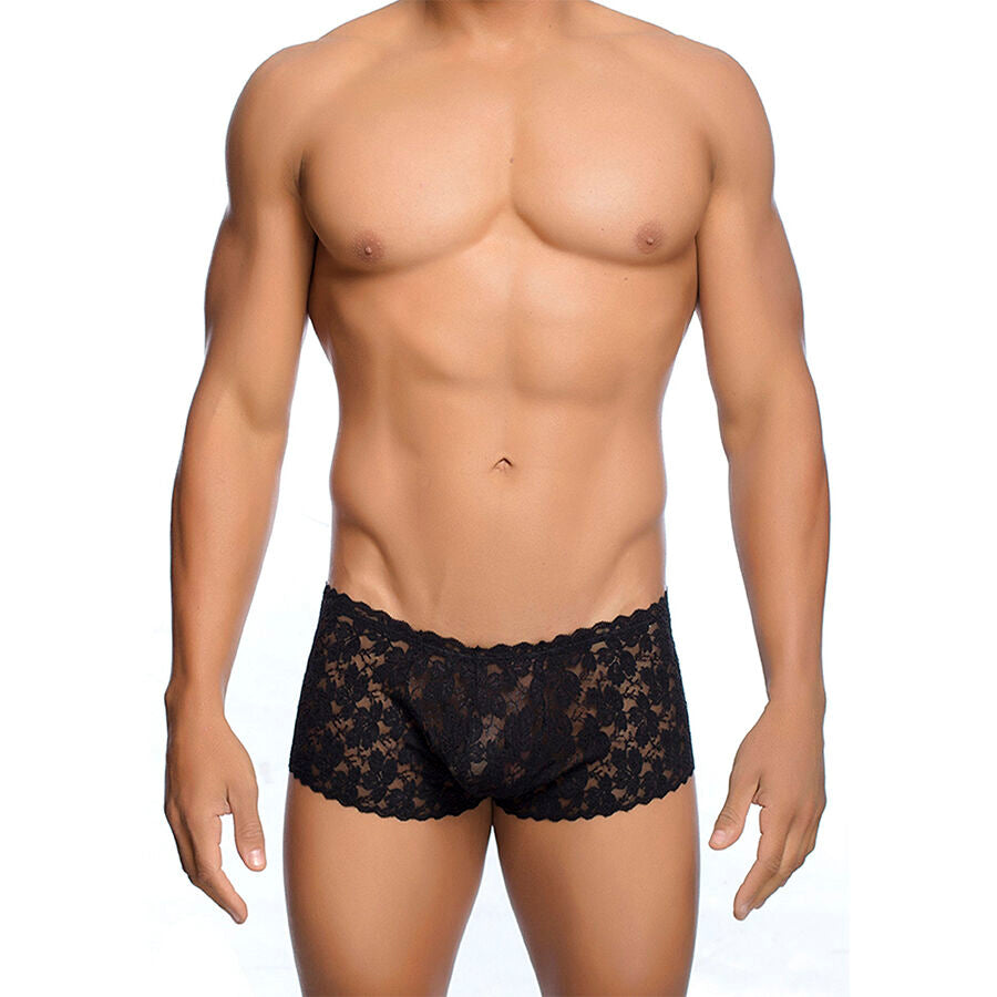 Boxer homme en dentelle — vue rapprochée