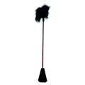 Cravache double embout plume et tapette — vue principale