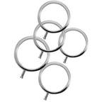 Lot de 5 anneaux péniens métal pour électrostimulation — vue principale