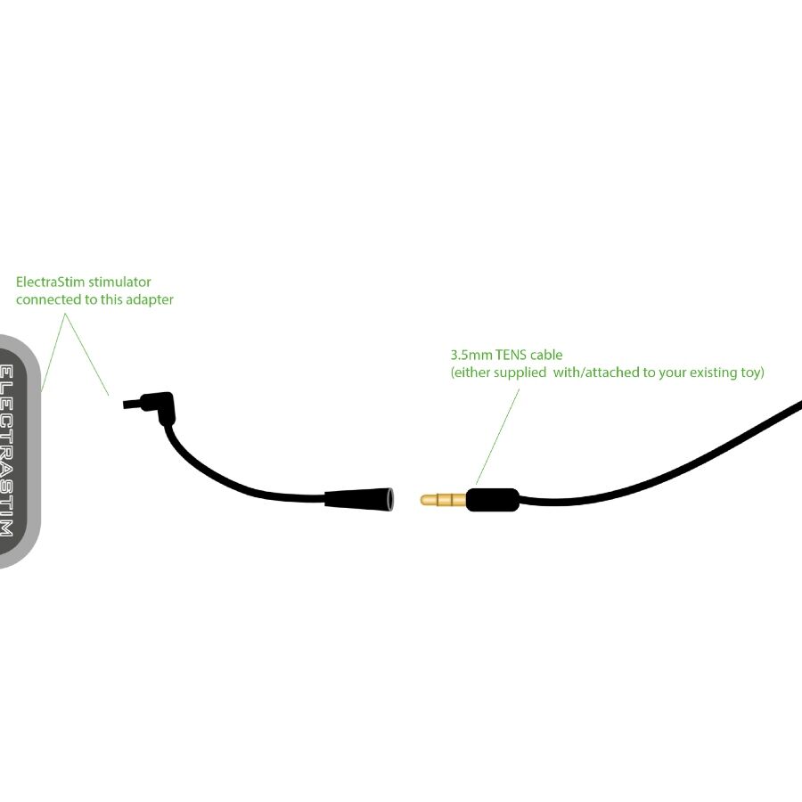 Adaptateur de connexion vers prise — vue de profil
