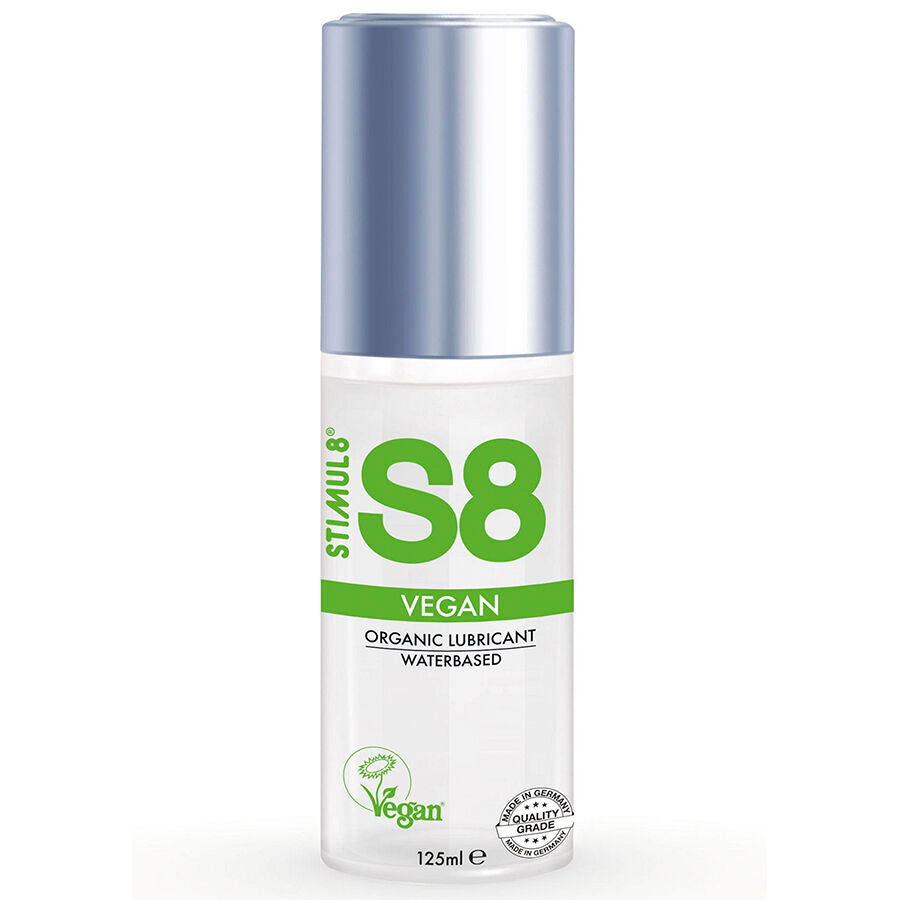 Lubrifiant vegan base eau S8 — vue de dos