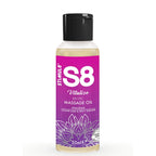 Coffret 3 huiles de massage parfumées 3 x 50 ml — vue de profil
