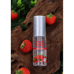Lubrifiant gourmand saveur fraise base eau — vue de dos
