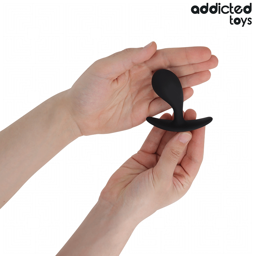 Lot de 3 plugs anaux compacts en silicone — vue rapprochée