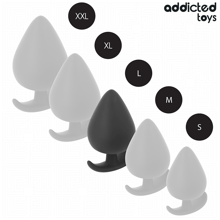 Plug anal Addicted Toys silicone S à — vue de dos