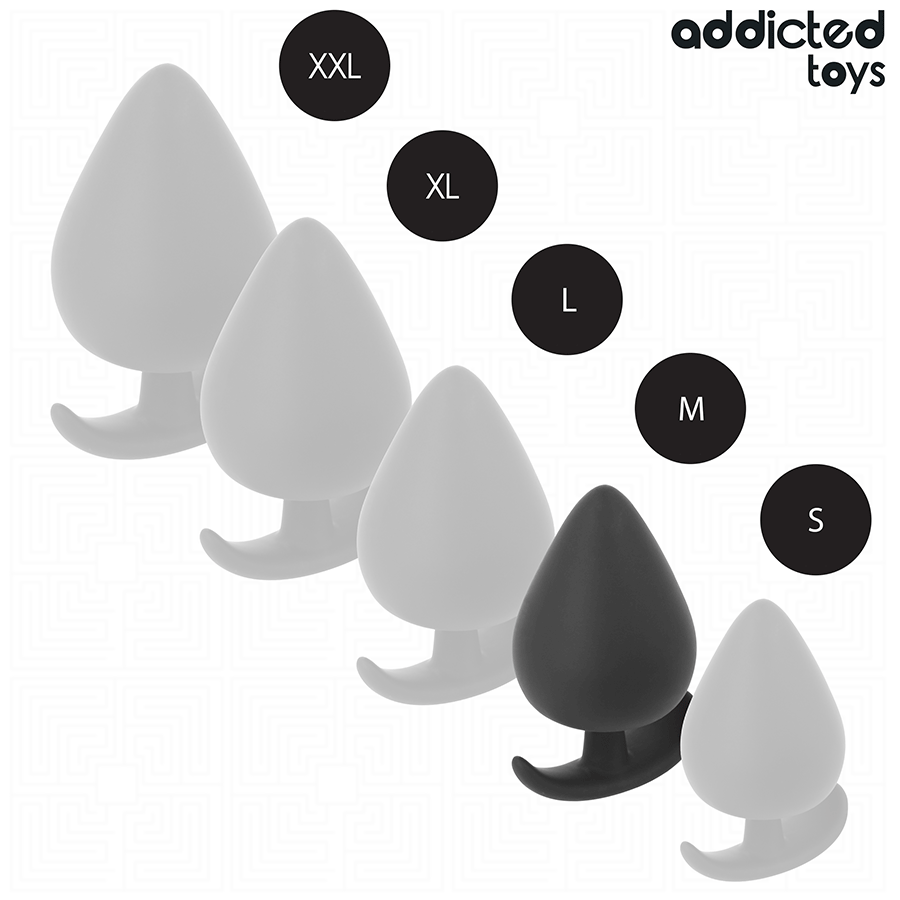Plug anal Addicted taille M dans la gamme progressive.