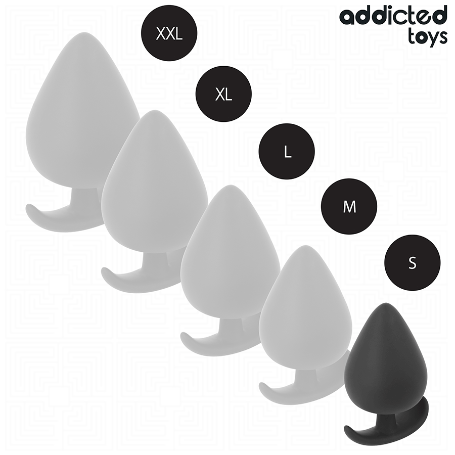 Plug anal Addicted taille S dans la gamme progressive.