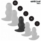 Plug anal creux tunnel en silicone — comparatif dimensionnel 3
