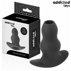 Plug anal creux tunnel en silicone — comparatif dimensionnel