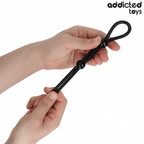 Corde en silicone pour le pénis à double boucle — vue de profil