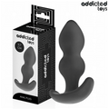 Plug anal silicone forme boule Addicted — comparatif dimensionnel