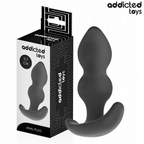 Plug anal silicone forme boule Addicted — comparatif dimensionnel