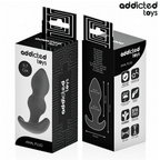 Plug anal silicone forme boule Addicted — packaging fournisseur